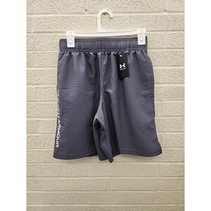 Under Armour UA Men's TECH™ Woven Wordmark Gray Gym Shorts Size Small